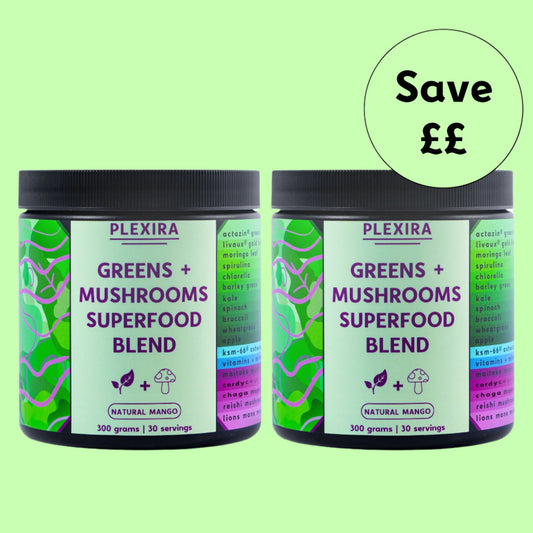 2 X Greens + Mushroom Superfood Blend