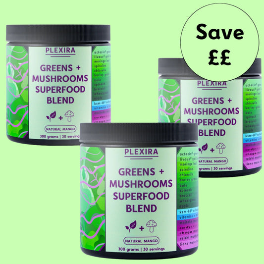 3 X Greens + Mushroom Superfood Blend
